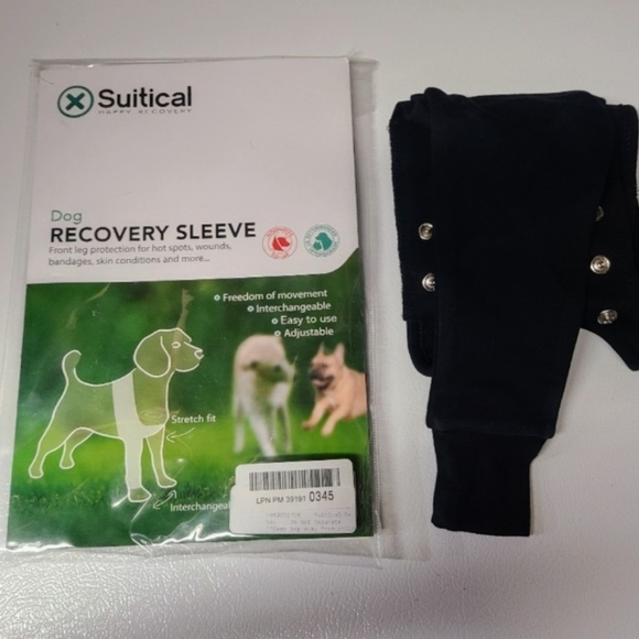 NWT Suitical Recovery Sleeve for Dogs, Size Large, Black - Picture 2 of 9